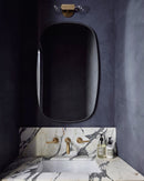 Oblong Brass Mirror - Modern Rectangle Mirror