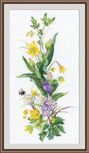 Brave Bumblebee 1015 Counted Cross Stitch Kit