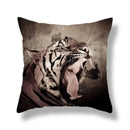 Brave tiger pattern print cushion covers nine pack living room decor
