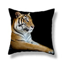 Brave tiger pattern print cushion covers nine pack living room decor