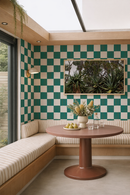 Checkers Wallpaper, teal