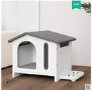 Breathable four seasons dog house with feeding tray – living room