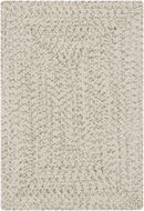 Beige Braided Faux Jute Rug