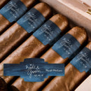 Bride Groom Watercolor Wedding Cigar Bands
