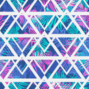 Bright Palm Geometric Leaves Wallpaper