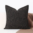 Brighton cross stitch brown & tan cushion cover living room woven leather
