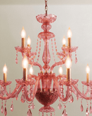 Brigitte Chandelier - Pink