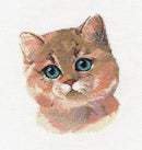 British Shorthair Cat 1326 Counted Cross Stitch Kit