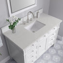 James Martin Brittany 48" Single Bathroom Vanity, Bright White