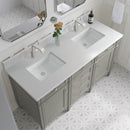 James Martin Brittany 60" Double Bathroom Vanity, Urban Gray