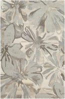 Ilfeld Athena Beige Floral Wool Rug