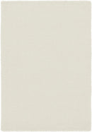 Brockton Solid Light Beige Wool Rug