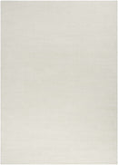 Brockton Solid Light Beige Wool Rug