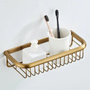 Bronze and white ceramic bathroom accessories set bathroom decor