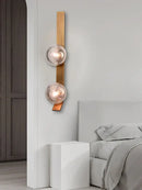 DecorBites™ Bronze Bubble Glass Wall Sconce Lamps for Bedroom Bathroom Decor