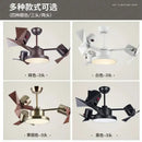 Bronze bronze decorbites ceiling fan with wood blades for living room
