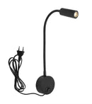DecorBites™ Bronze Gooseneck LED Wall Lamp Bedroom Bedside Sconce Spot Lighting
