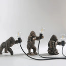 Bronze king kong gorilla table lamp bedroom night light