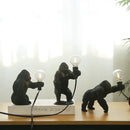 Bronze king kong gorilla table lamp bedroom night light