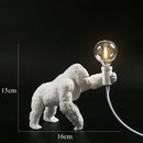 Bronze king kong gorilla table lamp bedroom night light