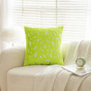 DecorBites™ Bronzed Feather Style Plush Pillowcase - Festive Home Decor