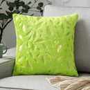 DecorBites™ Bronzed Feather Style Plush Pillowcase - Festive Home Decor