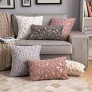 DecorBites™ Bronzed Feather Style Plush Pillowcase - Festive Home Decor