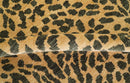 Golden-Brown and Charcoal Modern leopard Design Hand knotted multi Size wool area rug