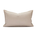 DecorBites™ Brown Beige Faux Leather Cushion Cover 45x45cm for Home Sofa Living Room