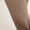DecorBites™ Brown Beige Faux Leather Cushion Cover 45x45cm for Home Sofa Living Room