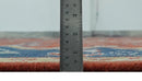 Brown, Blue and Beige Traditional Oriental Hand Knotted Multi Size Wool Area Rug