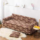 Brown damask solid embossed sofa cover slipcovers living room decor