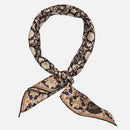 Caserta - Silk Neckerchief -Brown
