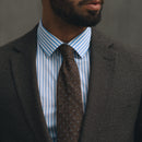 Mattei - Silk Grenadine Tie - Brown