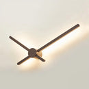 DecorBites™ Brown Metal Post Modern Wall Sconce - Stylish Living Room Lighting