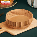 Brown non-stick barbecue paper baking cups kitchen cooking plate