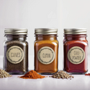 Brown Paper Spice Labels