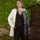 Bosco - Wool Scarf - Cream and Brown