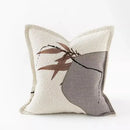 DecorBites™ Auspicious Clouds Jacquard Throw Pillow Cover-Luxury Decorative Cushion Case