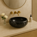 Bros Black Marble Sink