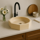 Light Beige Marble Sink