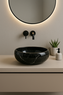 Bros Black Marble Sink