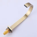 Brushed Gold 3-Hole Double Handle Bathroom Sink Faucet