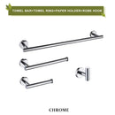 Brushed gold bathroom accessories set hand towel bar and paper holder