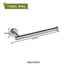 Brushed gold bathroom accessories set hand towel bar and paper holder
