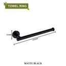 Brushed gold bathroom accessories set hand towel bar and paper holder