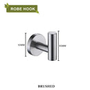 Brushed gold bathroom accessories set hand towel bar and paper holder