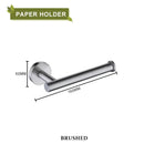 Brushed gold bathroom accessories set hand towel bar and paper holder