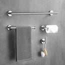 Brushed gold bathroom accessories set hand towel bar and paper holder