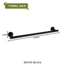 Brushed gold bathroom accessories set hand towel bar and paper holder